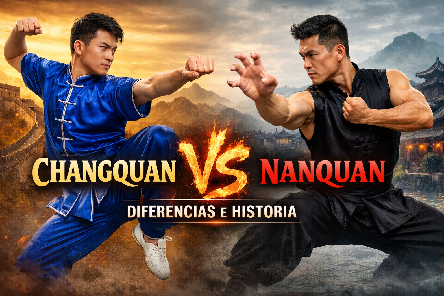 Portada del artículo Changquan vs Nanquan dieferencias e historia