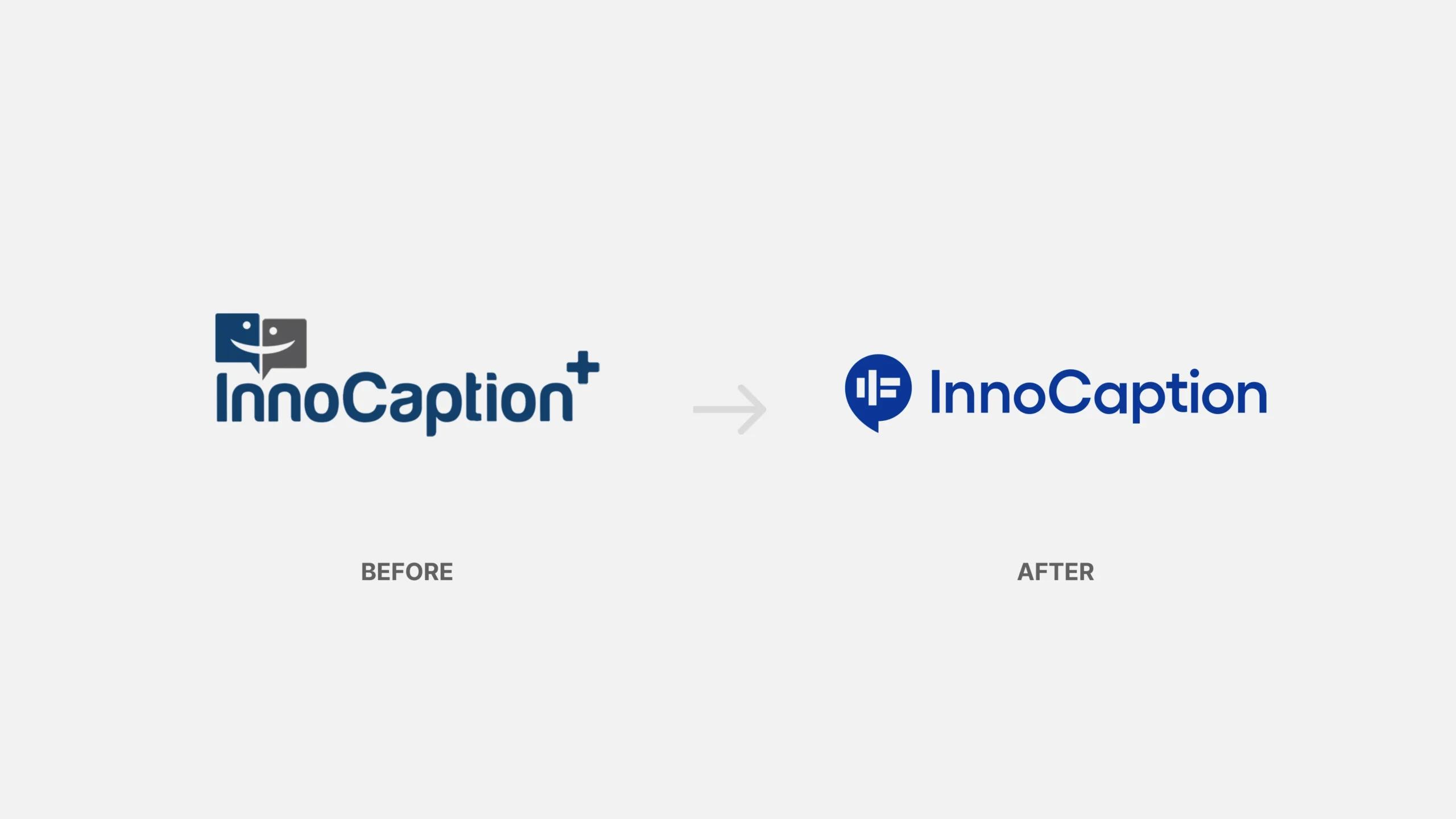 InnoCaption logo utvikling
