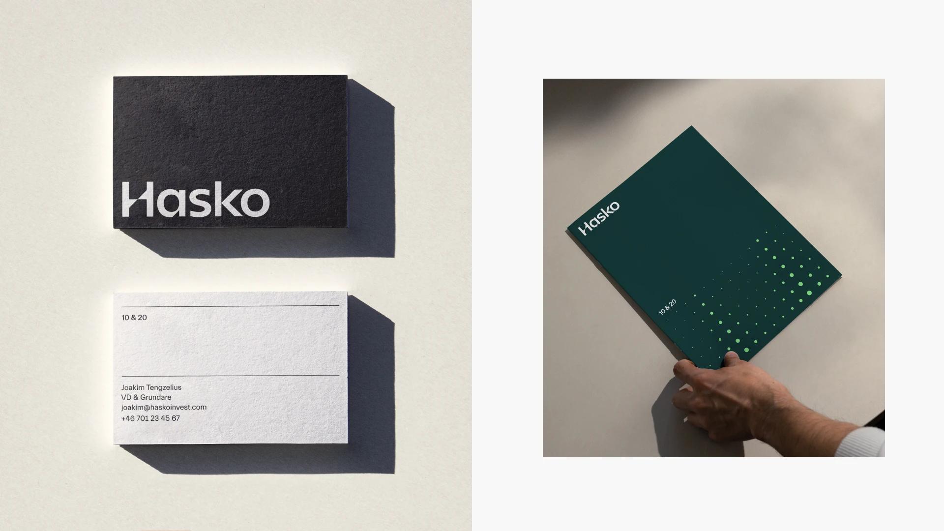 Hasko Invest käyntikortti