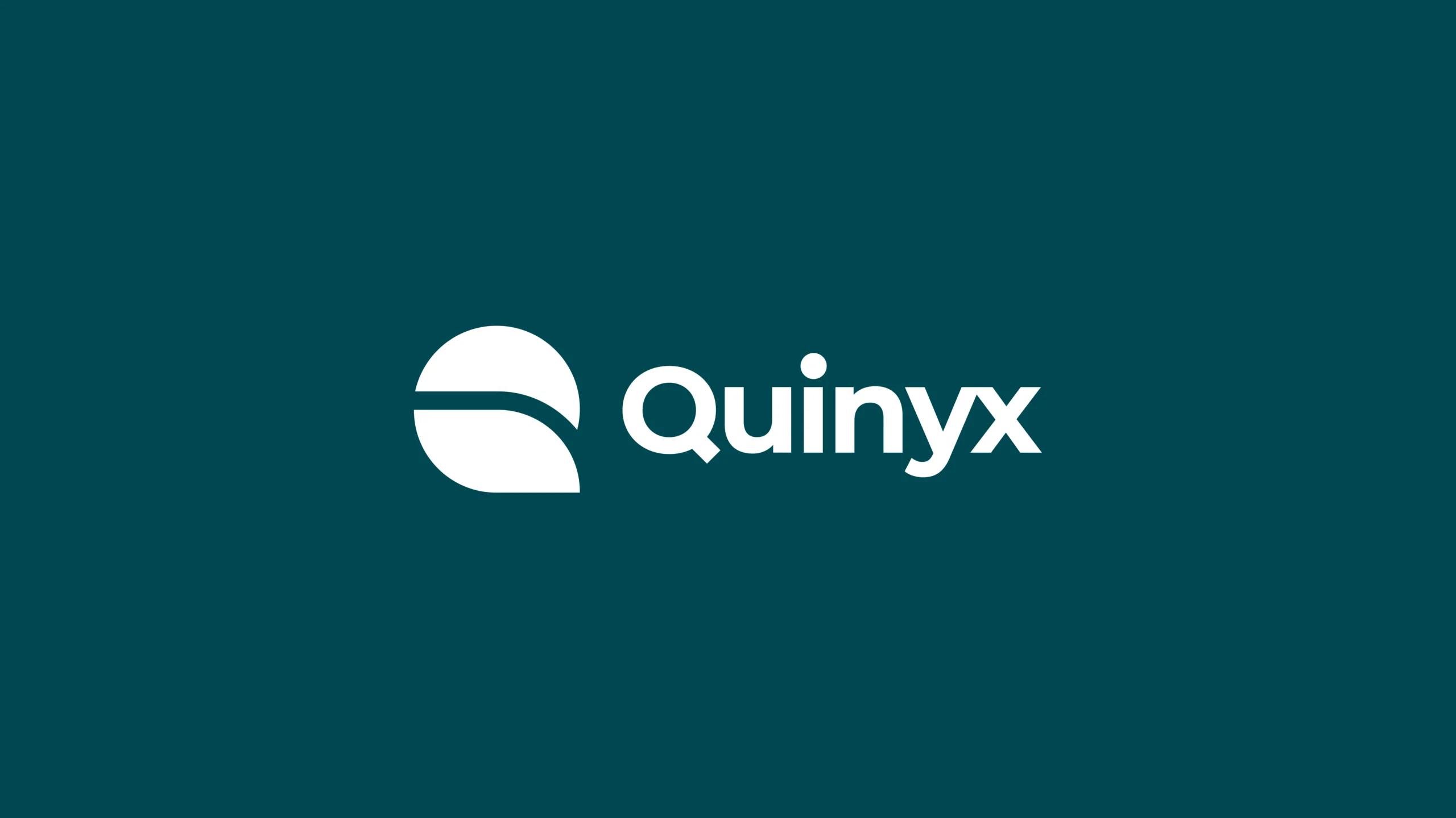 Quinyx brand video on laptop