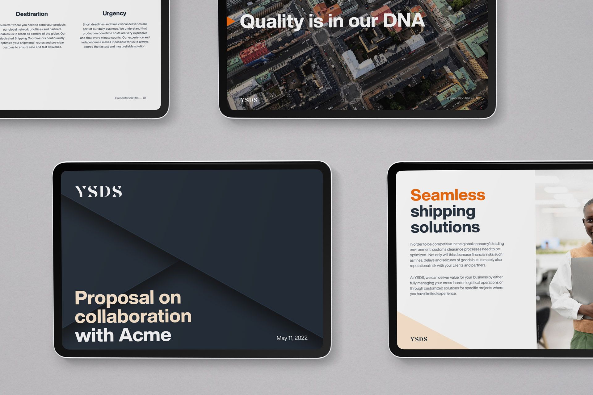 YSDS branding presentations