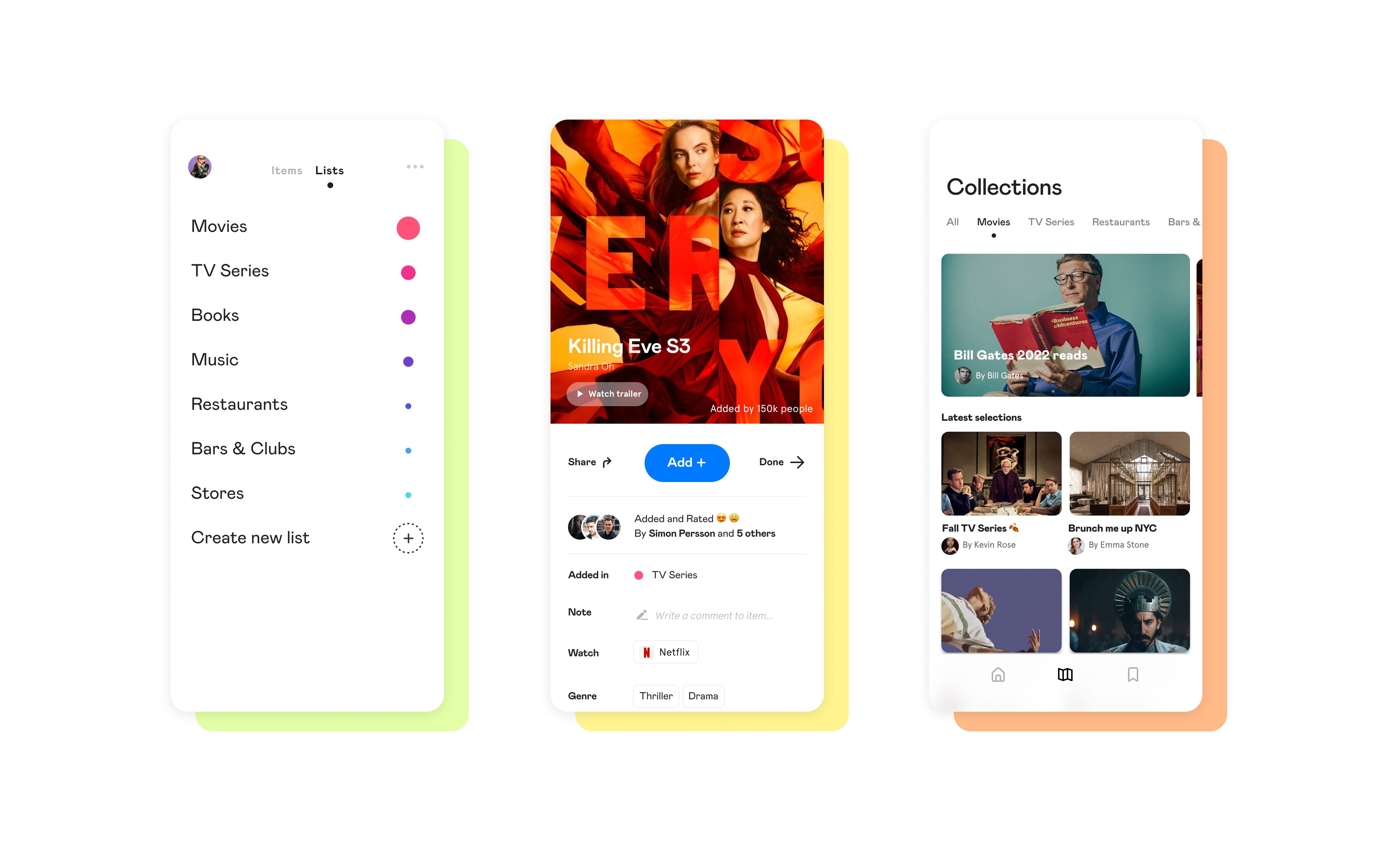 Soon product interface