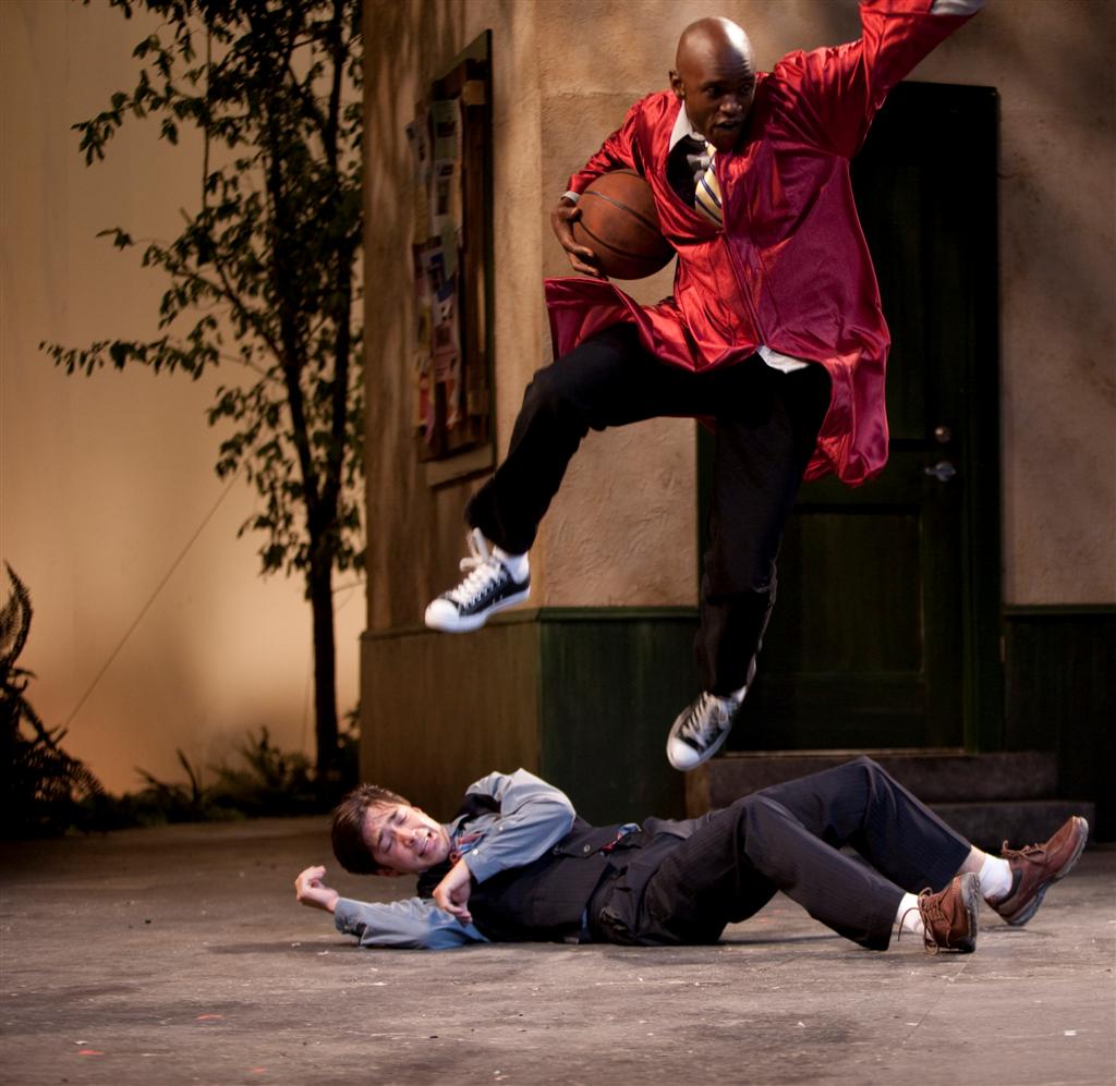 Justin Long and Owiso Odera. Photo by T. Charles Erickson