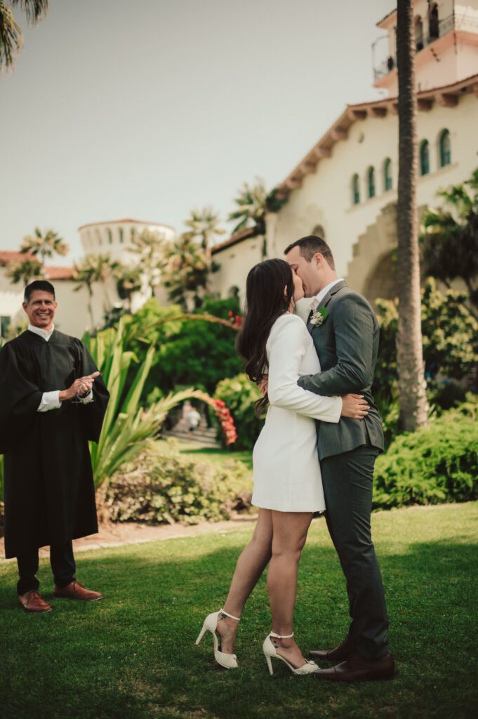 Wedding at Santa Barbara Courthouse, Santa Barbara Courthouse Wedding, James Lester Photography