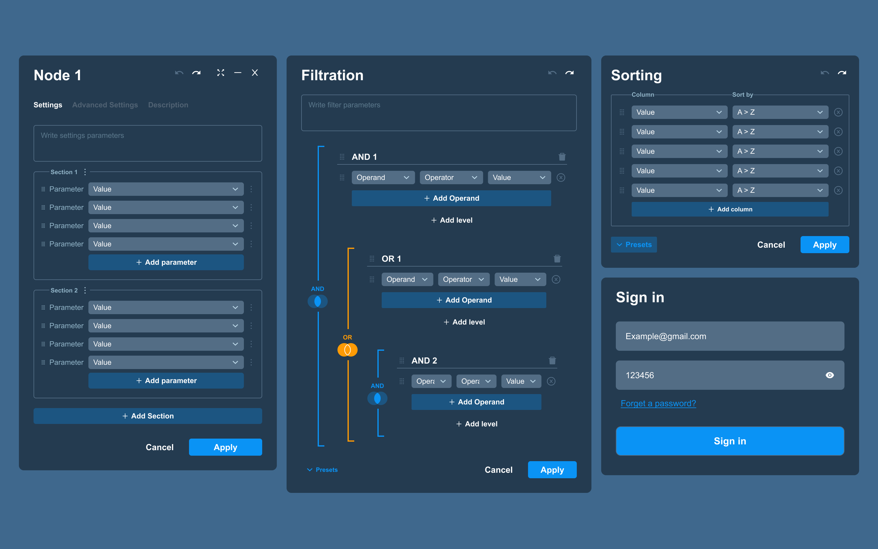 Особенности