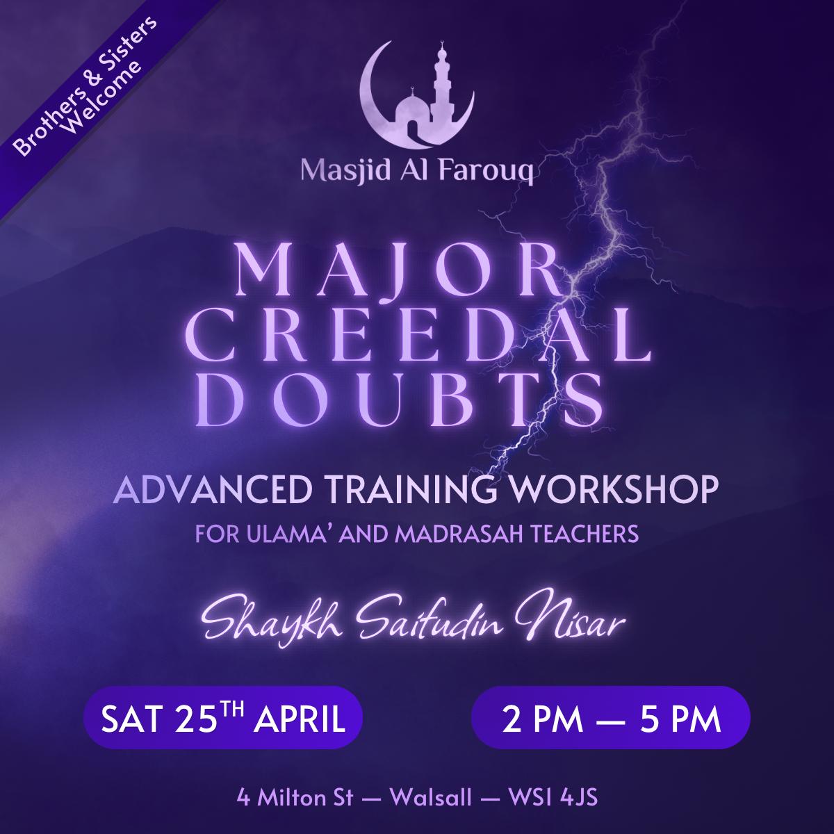 Poster for Major Creedal Doubts: Tackling Atheism