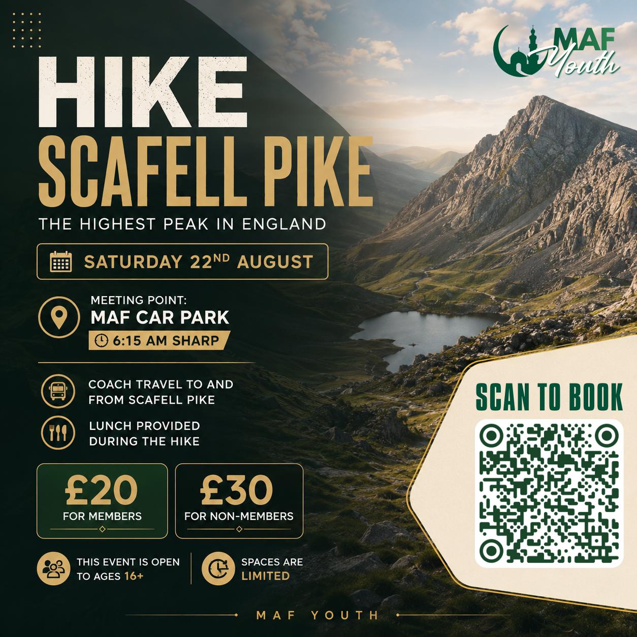 Poster for MAF Youth Hike