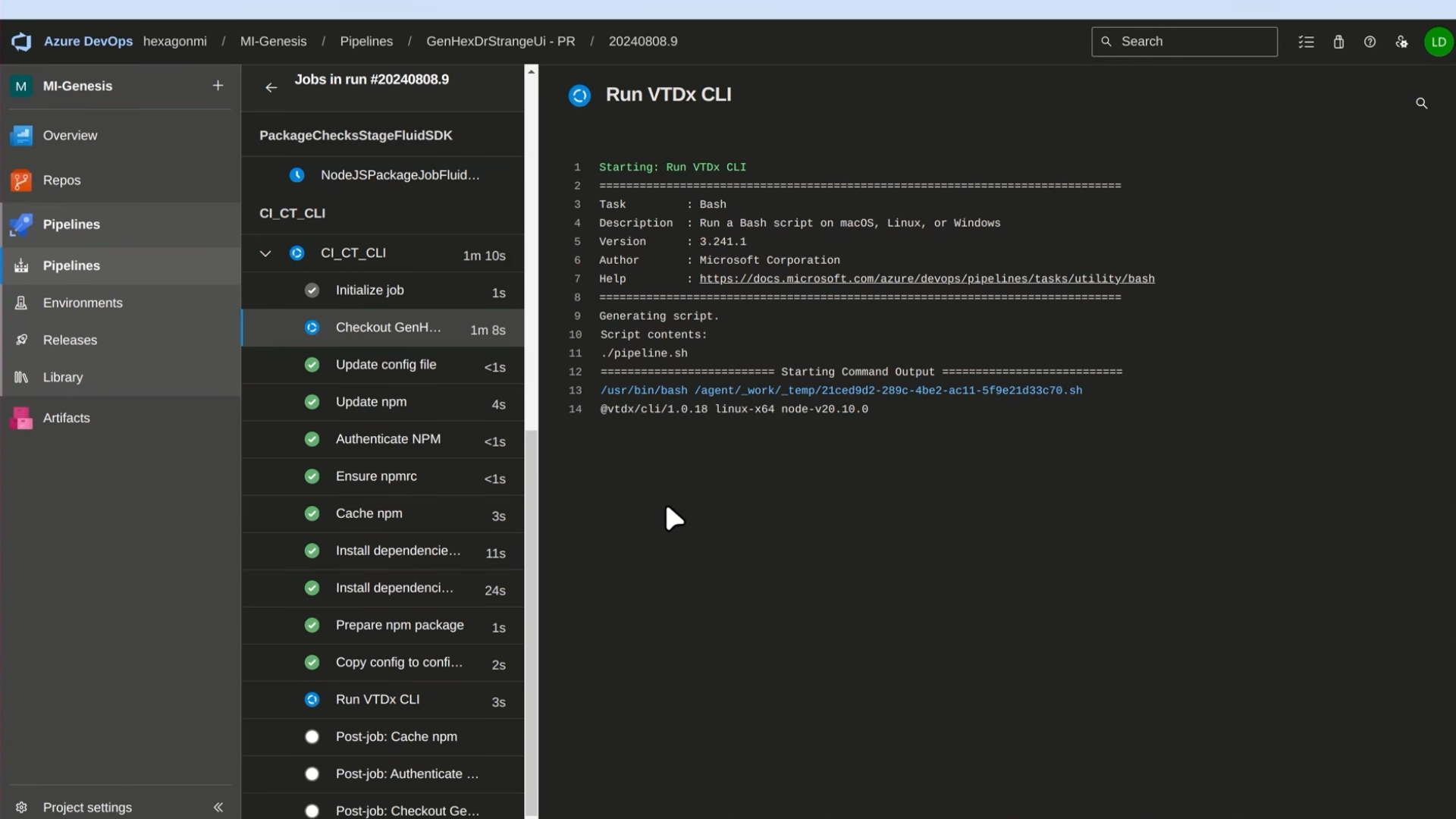 Demo: CI/CT