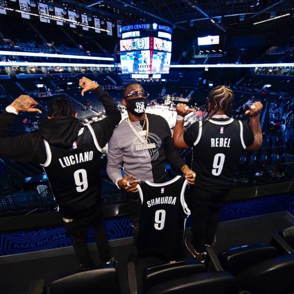 Bobby Shmurda & Rowdy Rebel Turn Heads at Brooklyn Nets vs Knicks Game media 5