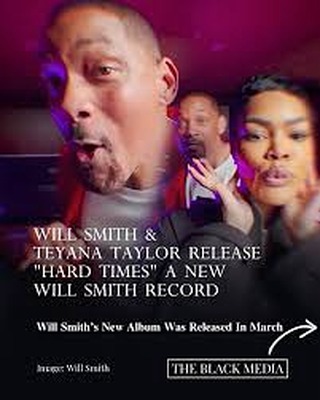 Will Smith Teams Up with Teyana Taylor for Powerful New Single 'Hard Times' media 6