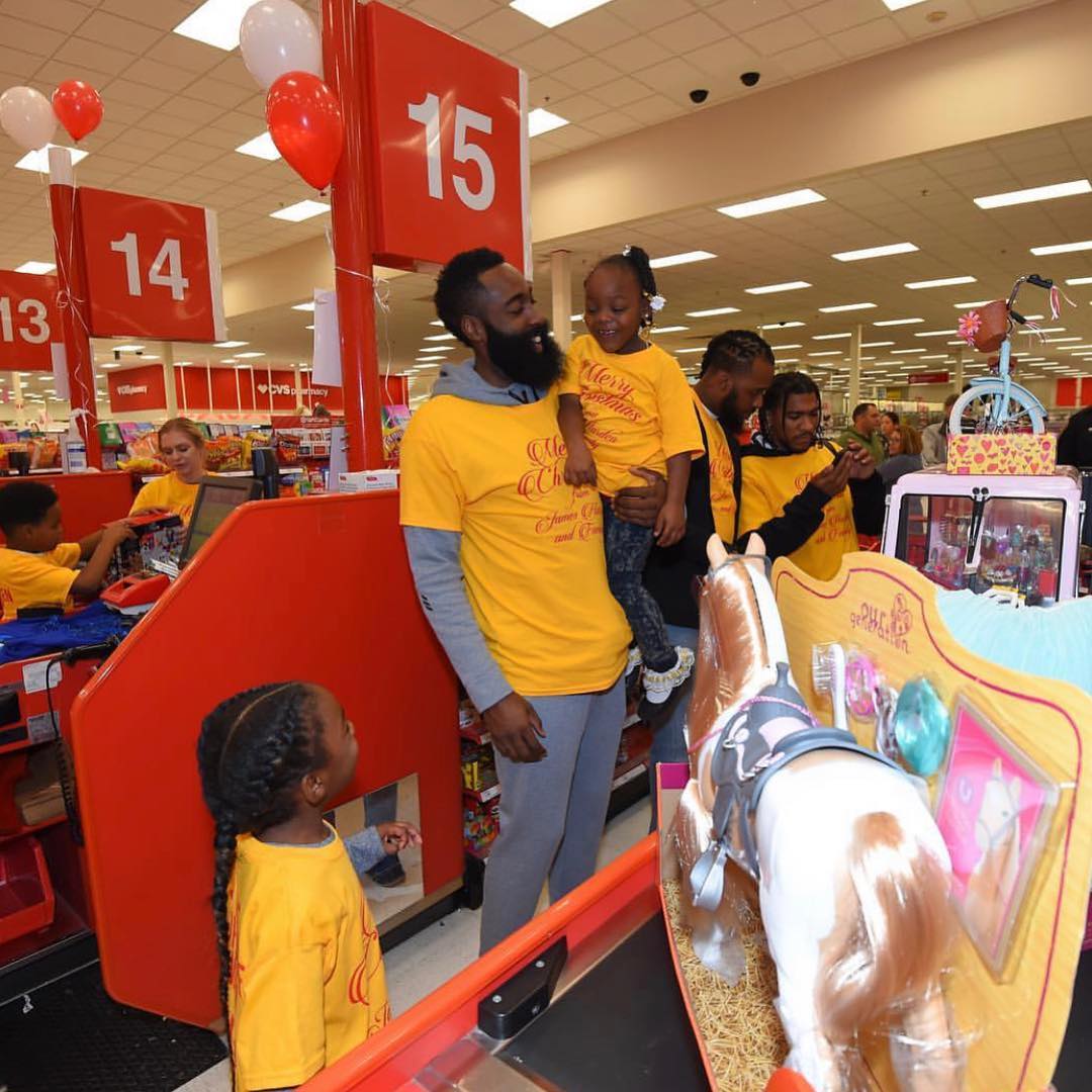 J. Harden and 3TheHardenWay Partner with Target and Always Civil for Christmas Shopping Spree media 3