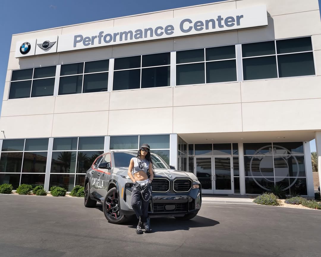 Teya Naylor Brings Coachella Vibes to BMW Performance Center media 3