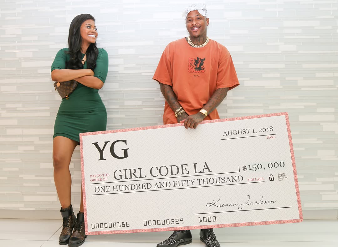 YG Donates $150,000 to Support GirlCodeLA media 4