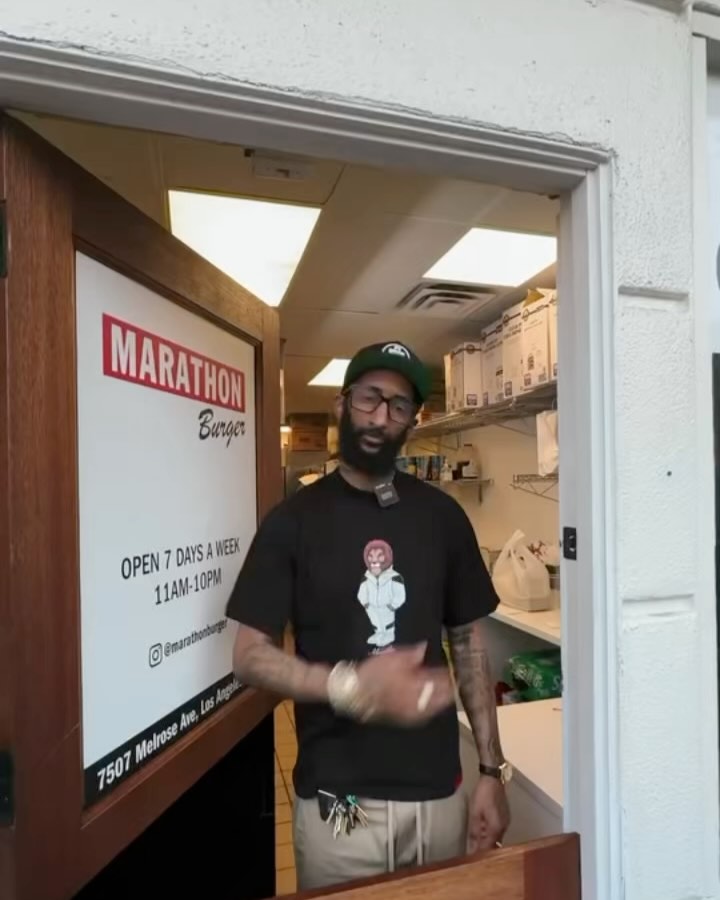 Marathon Burger Opens Flagship in Fairfax District, Honoring Nipsey Hussle's Legacy media 6