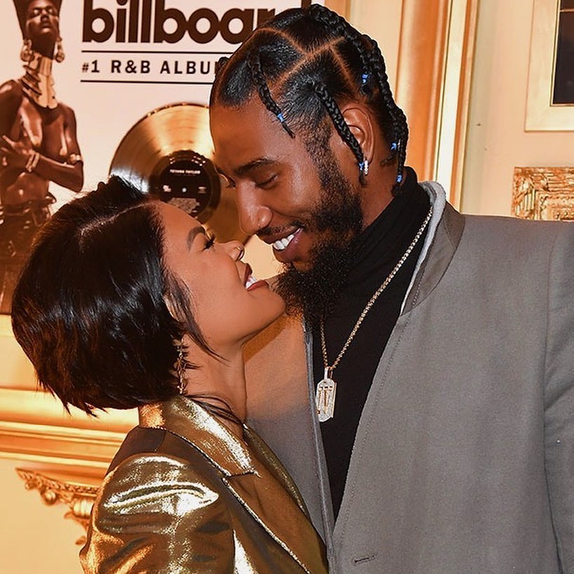 Teyana & Iman Shumpert Toast New Year's Eve at Their New Aunties INC Compound media 3