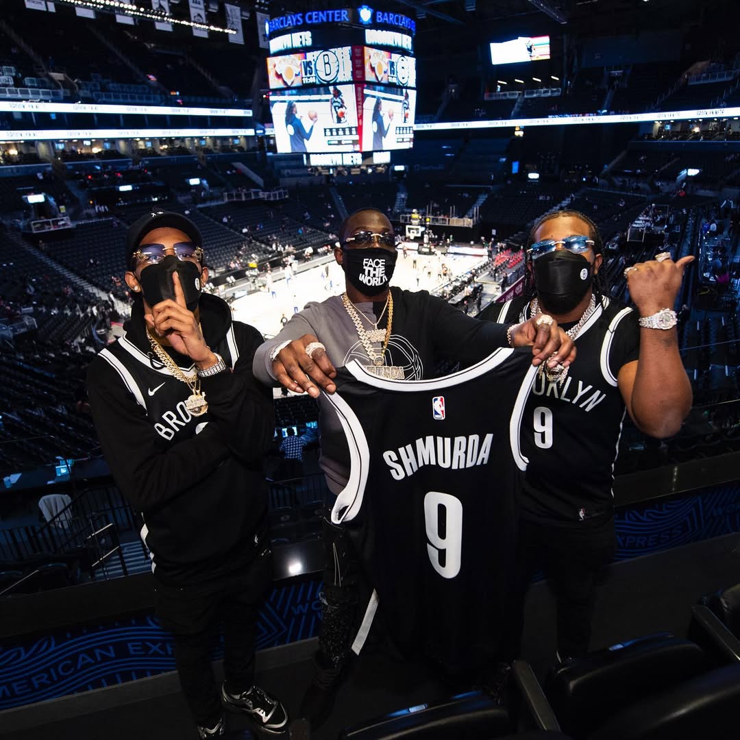 Bobby Shmurda & Rowdy Rebel Turn Heads at Brooklyn Nets vs Knicks Game media 2