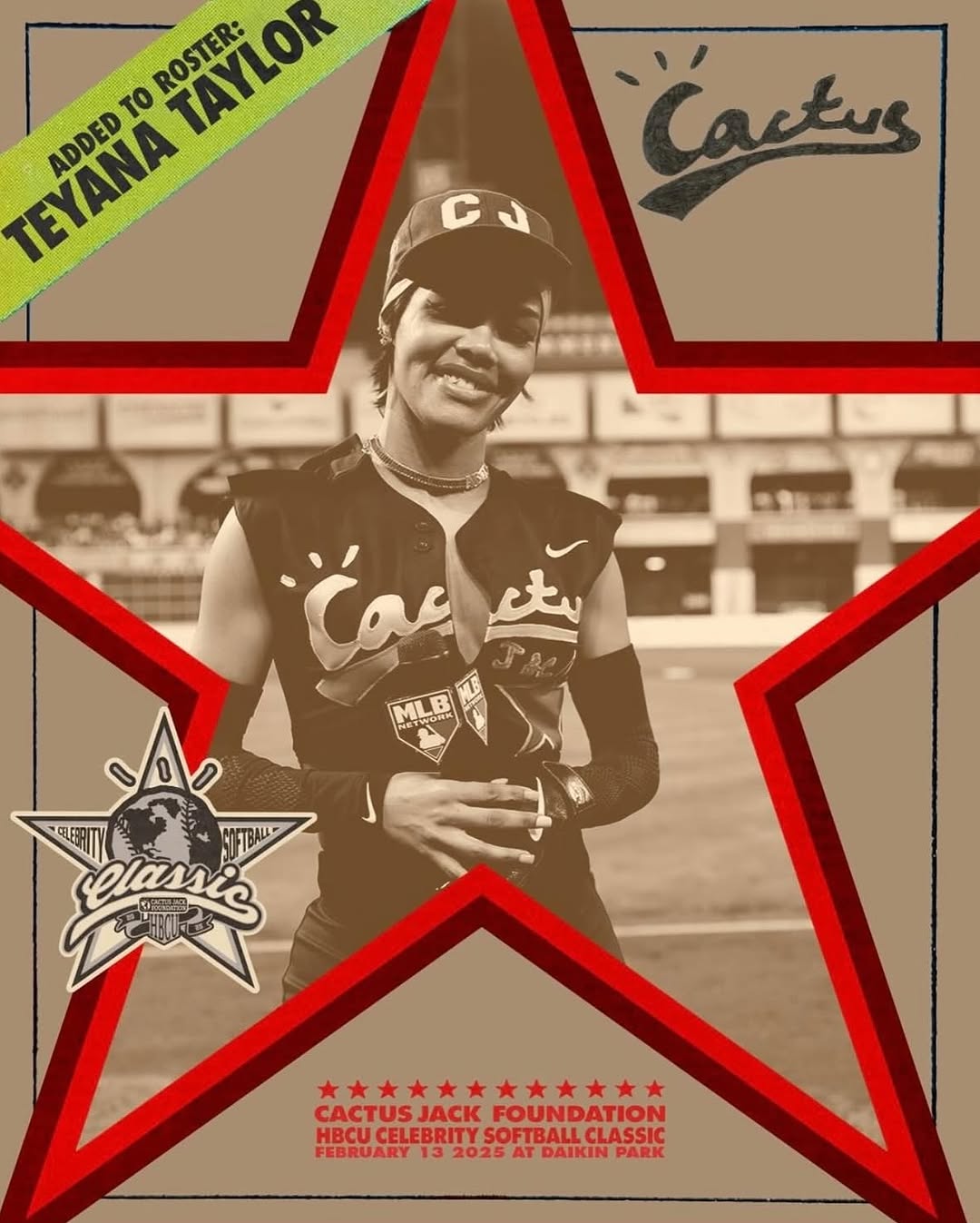 Teyana Taylor Lights Up HBCU Softball Classic media 2