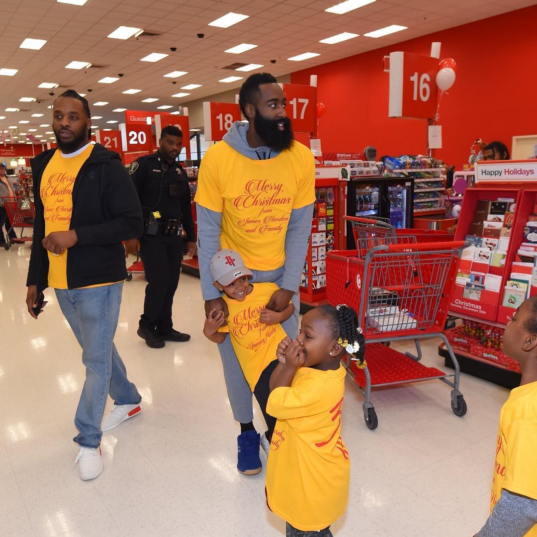 J. Harden and 3TheHardenWay Partner with Target and Always Civil for Christmas Shopping Spree media 4
