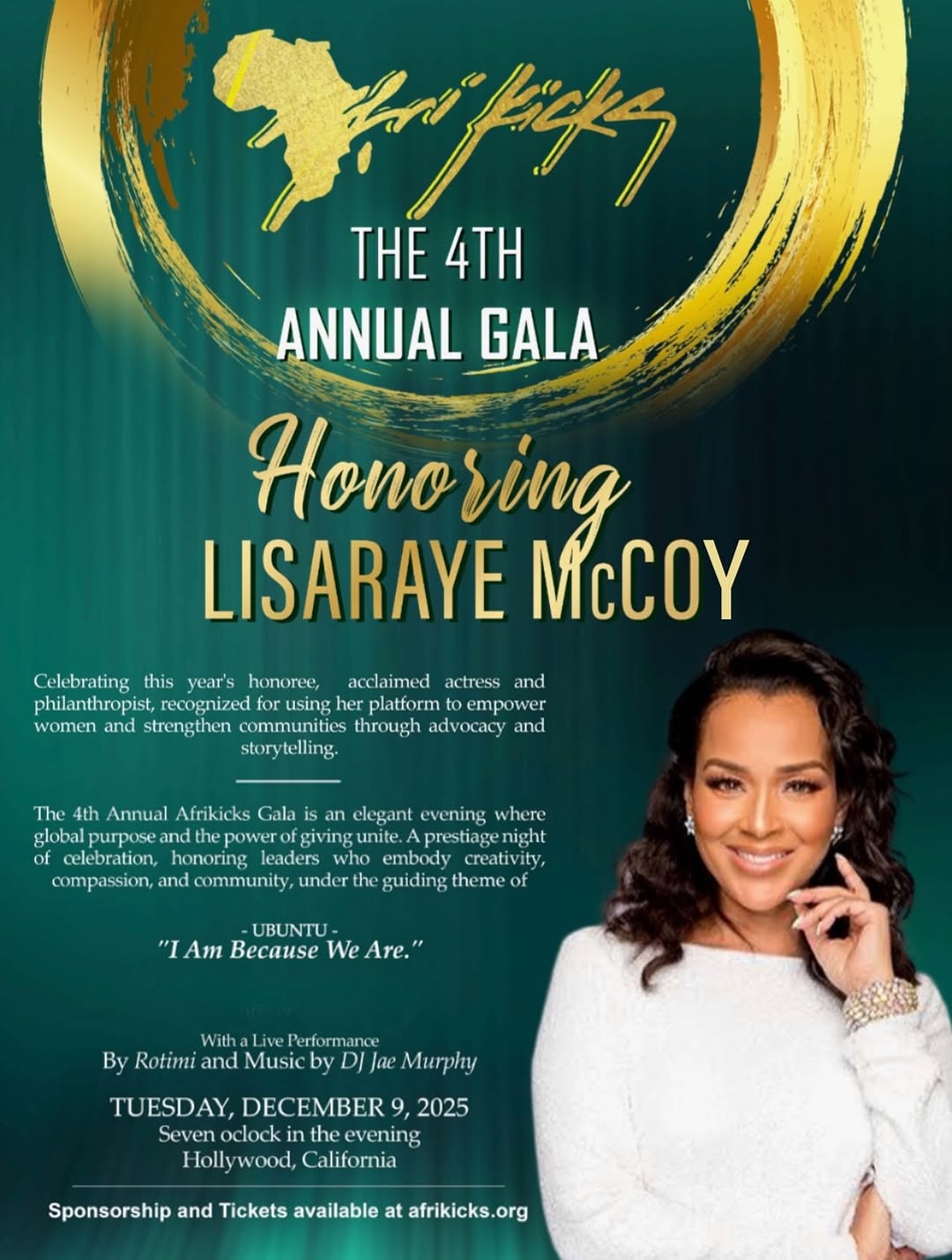 Afrikicks Gala 2025: Hollywood Stars Unite for Philanthropy media 2