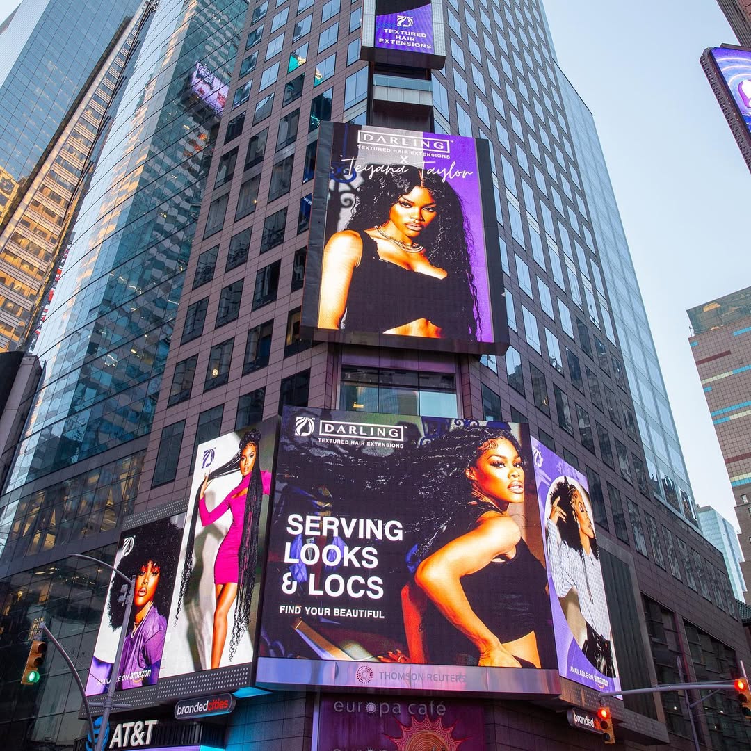 Teyana Taylor Becomes Global Ambassador for @officialdarlingusa Textured Hair Extensions media 6
