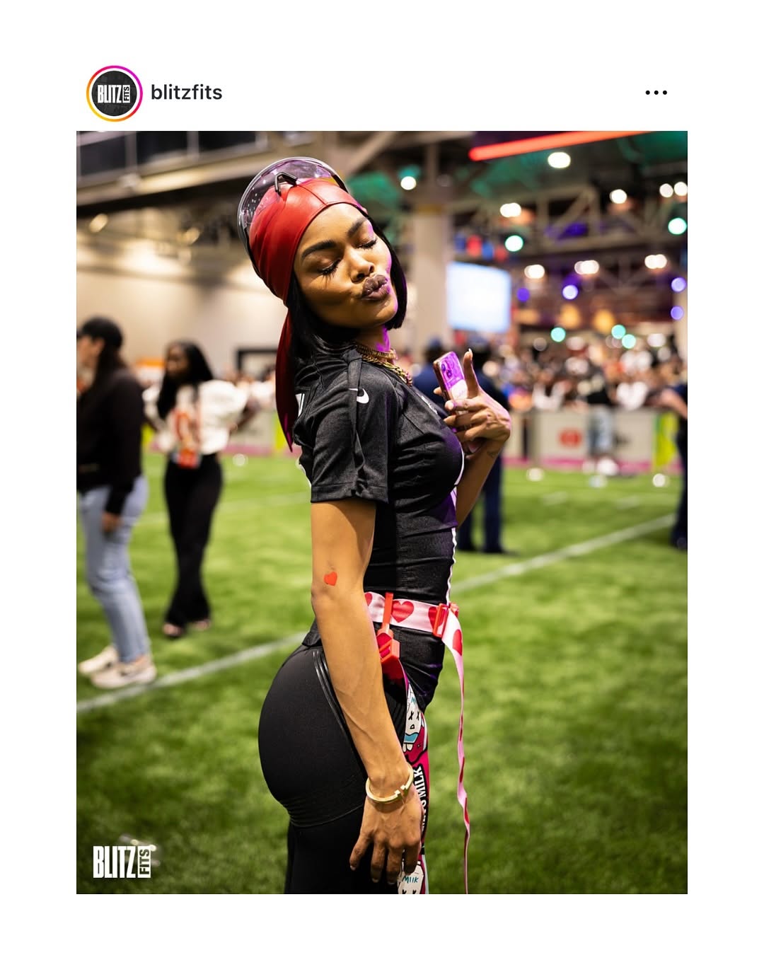 Teyana Taylor Shines at NFL Super Bowl LIX Flag Football Showdown media 7