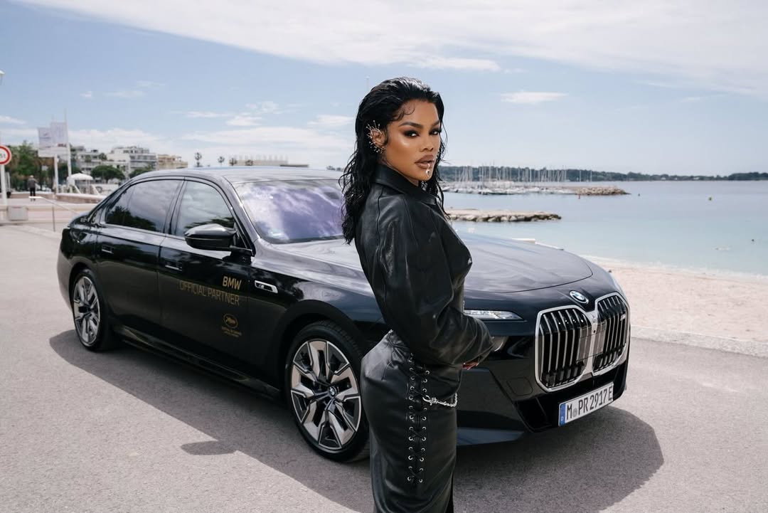 BMW i7 Shines with Teyana Taylor at Cannes 2024 media 3