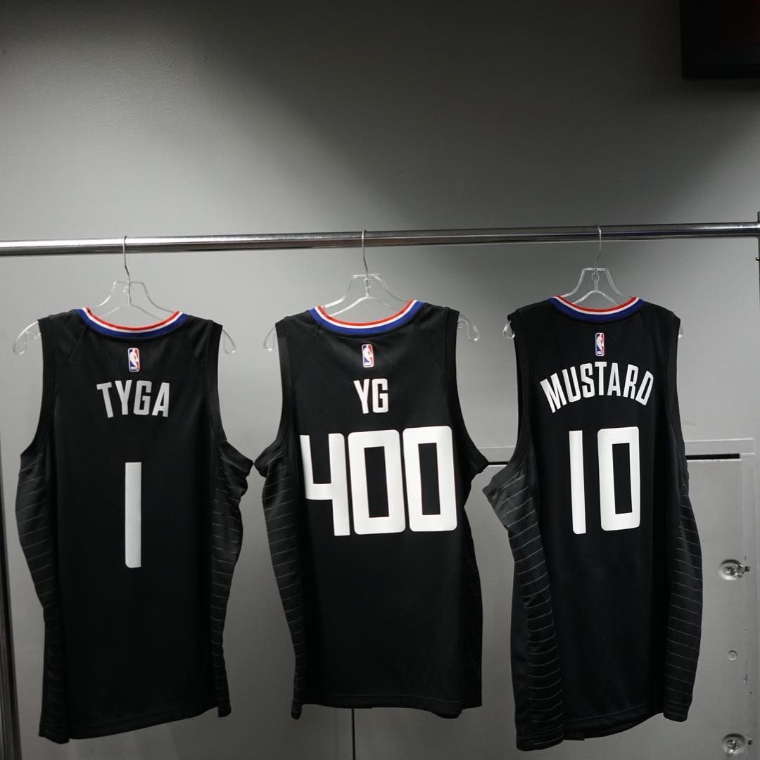 YG Lights Up Clippers vs. OKC Game as Host & Performer media 7