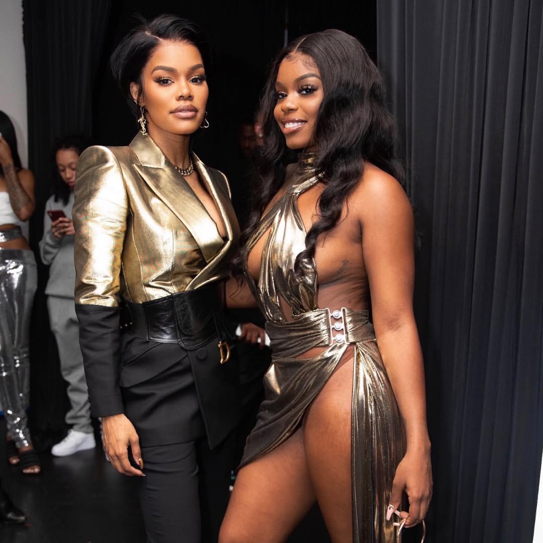 Teyana & Iman Shumpert Toast New Year's Eve at Their New Aunties INC Compound media 10