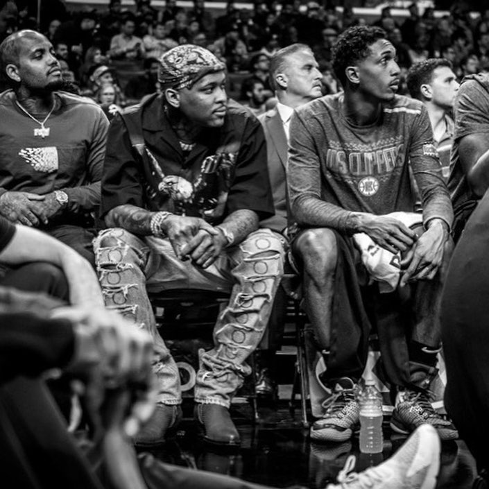 YG Lights Up Clippers vs. OKC Game as Host & Performer media 2