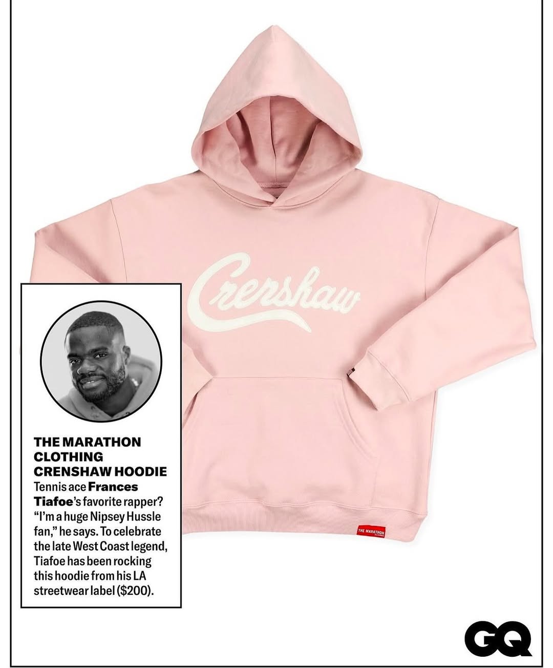 Frances Tiafoe Pays Tribute to Nipsey Hussle with Iconic Crenshaw Hoodie media 2