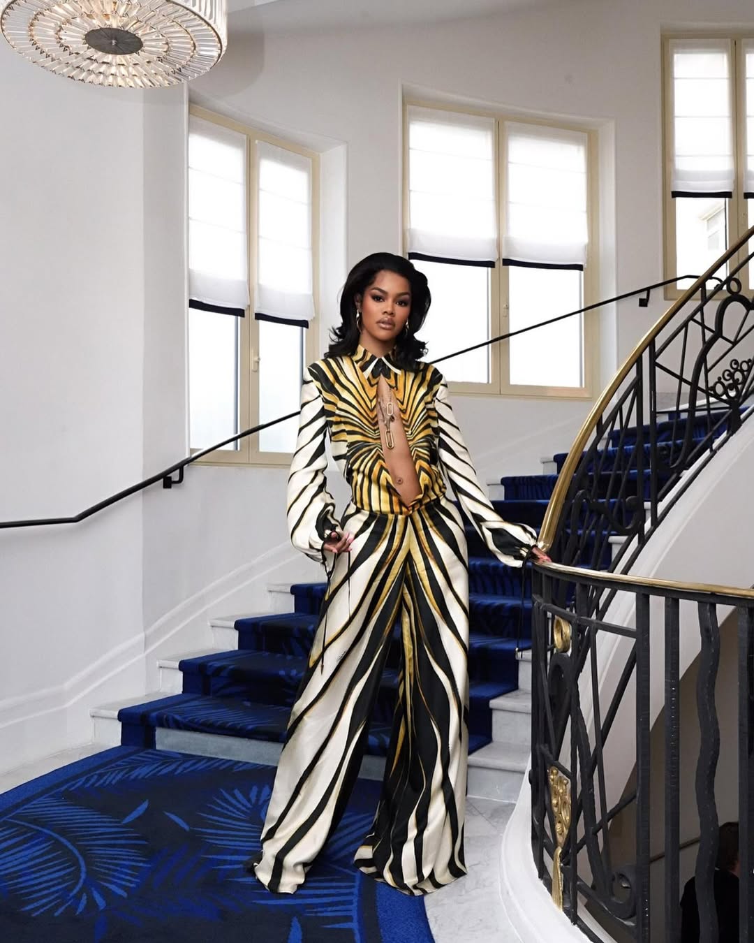 Teyana Taylor Shines at Cannes Premiere and Unveils BMW XM Enigma Elegance media 4