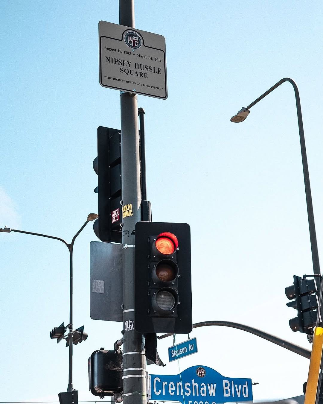 Nipsey Hussle Square Sign Dedication Celebrates His Legacy media 4
