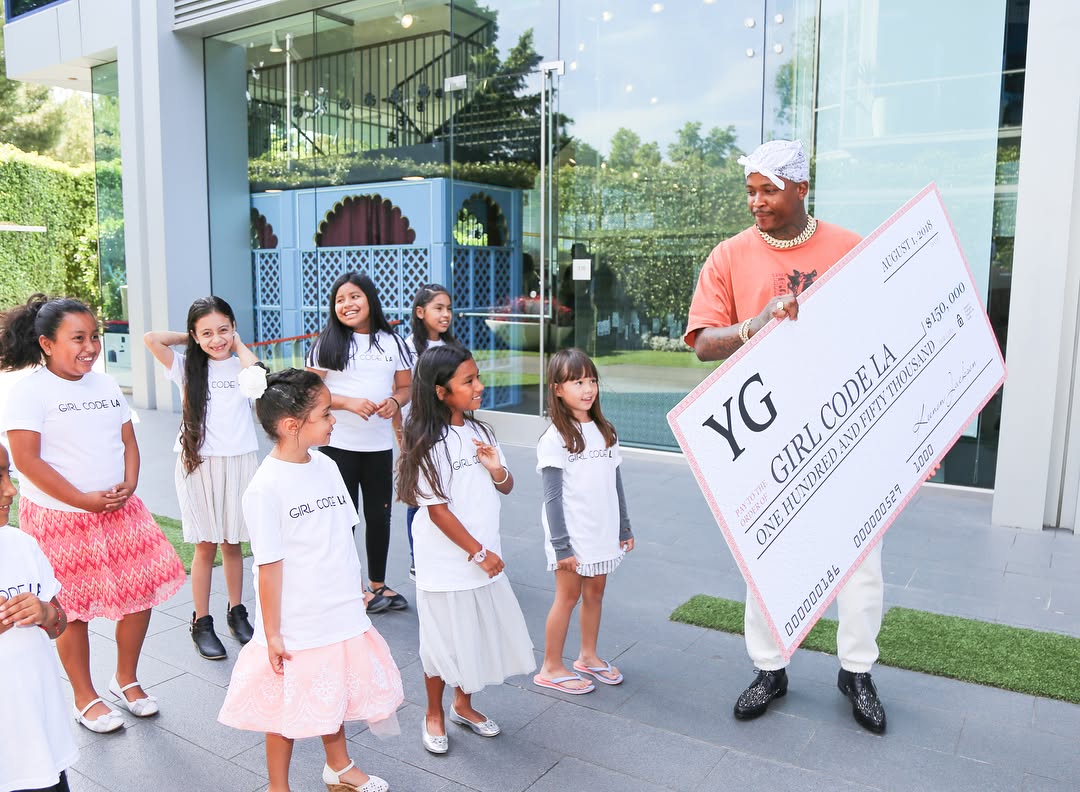 YG Donates $150,000 to Support GirlCodeLA media 2