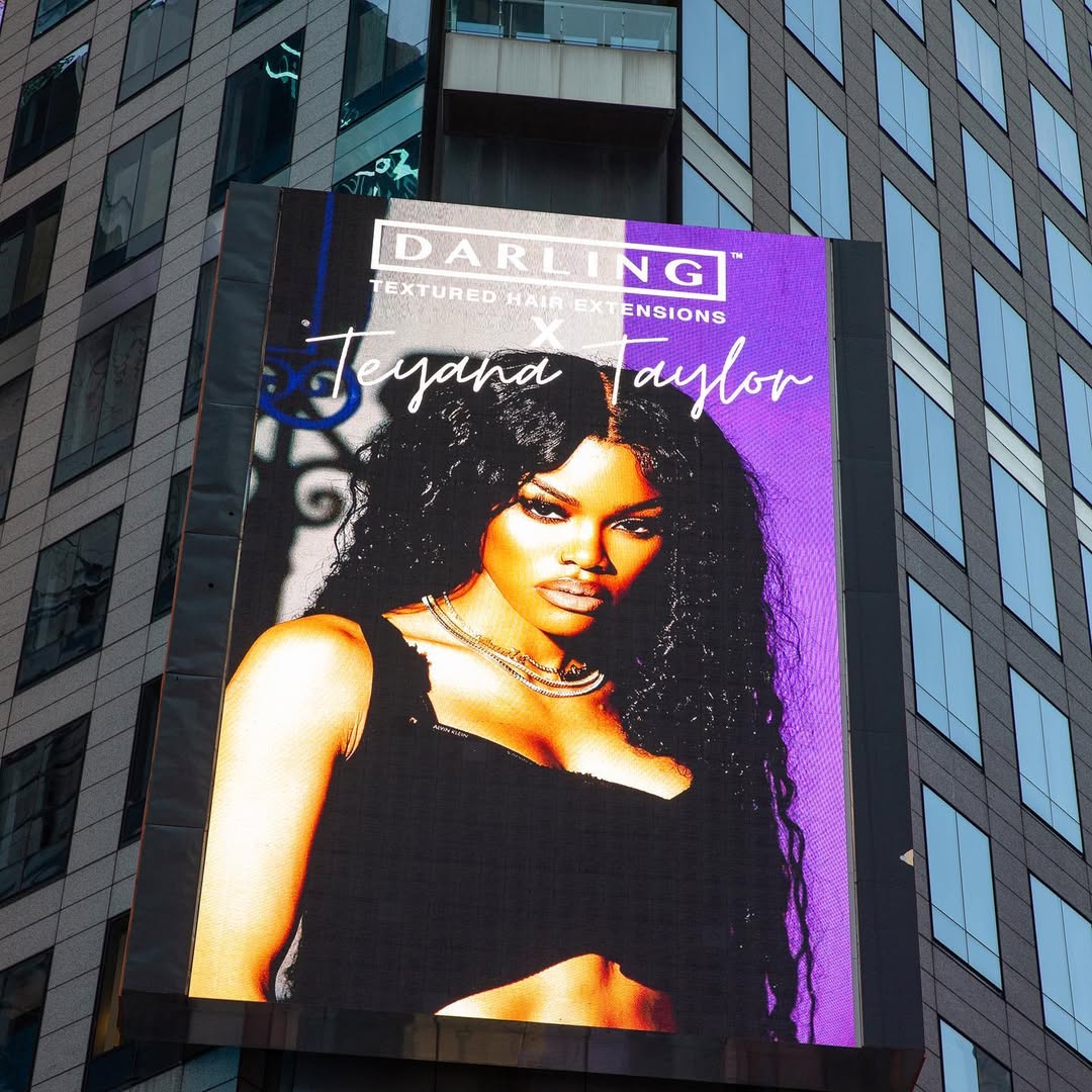 Teyana Taylor Becomes Global Ambassador for @officialdarlingusa Textured Hair Extensions media 5