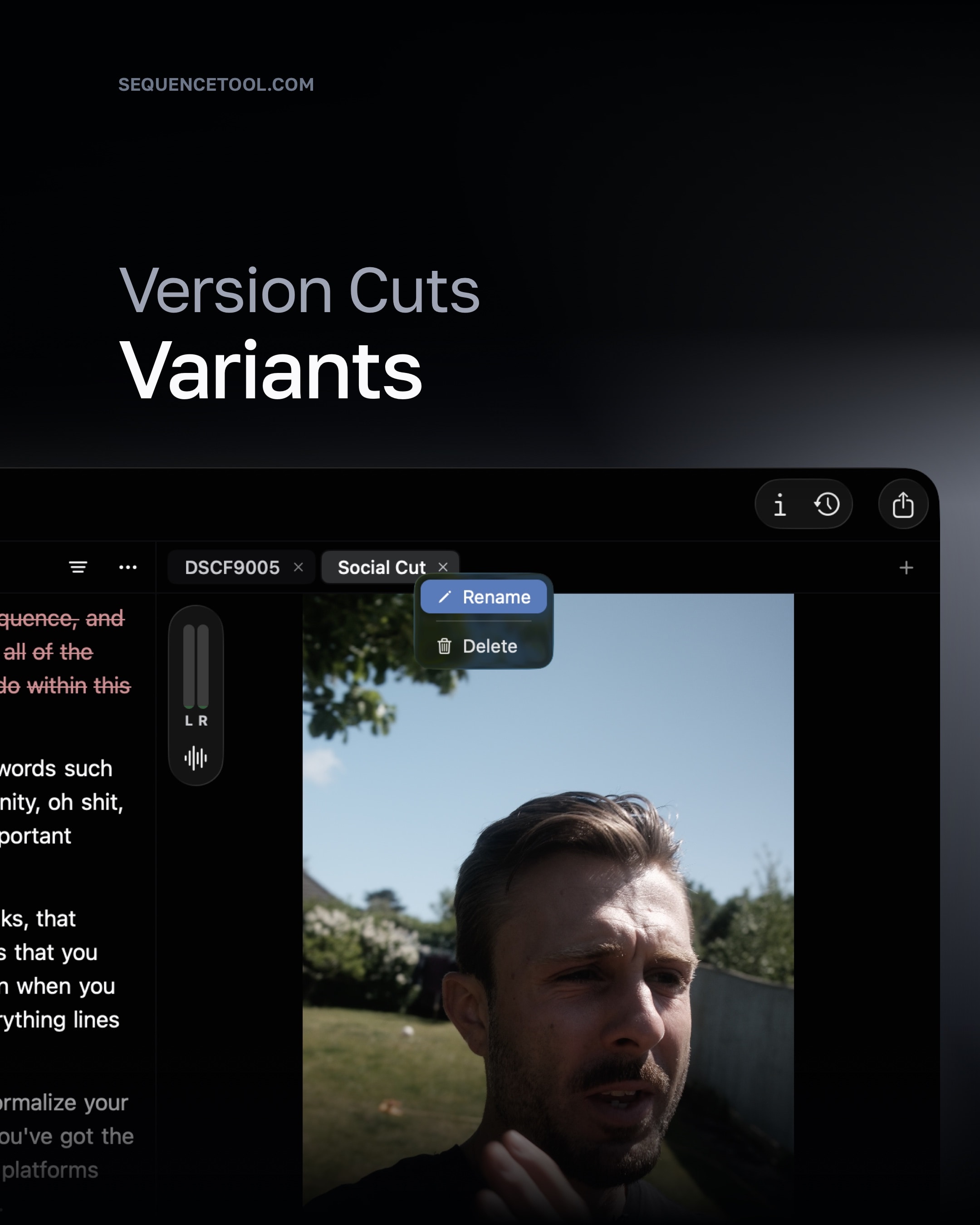 Make another cut without wrecking the first one. Sequence variants let you try platform edits, shorter versions, and …