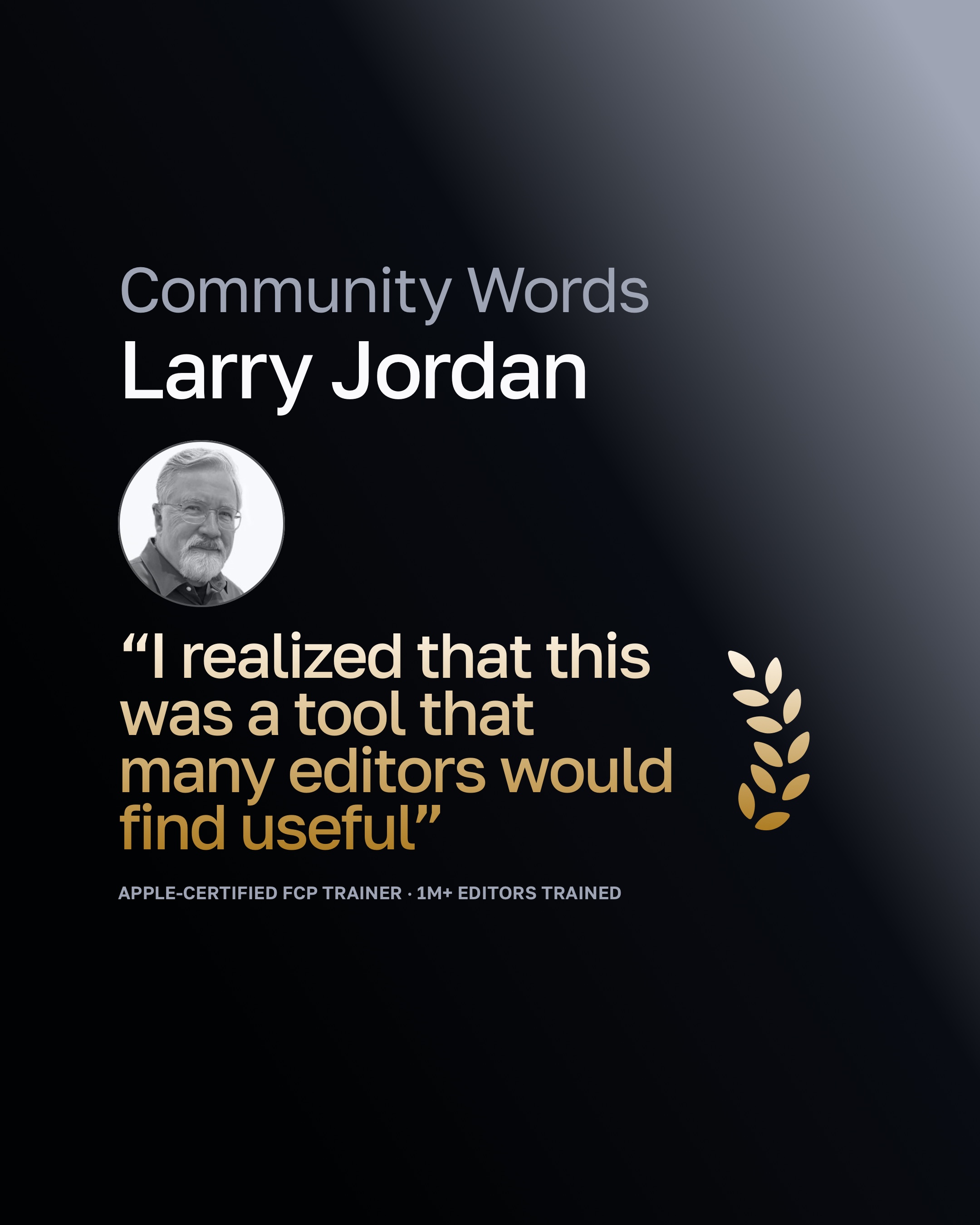 Larry Jordan just covered Sequence, and coming from the most trusted name in Final Cut Pro education, trusted by over…