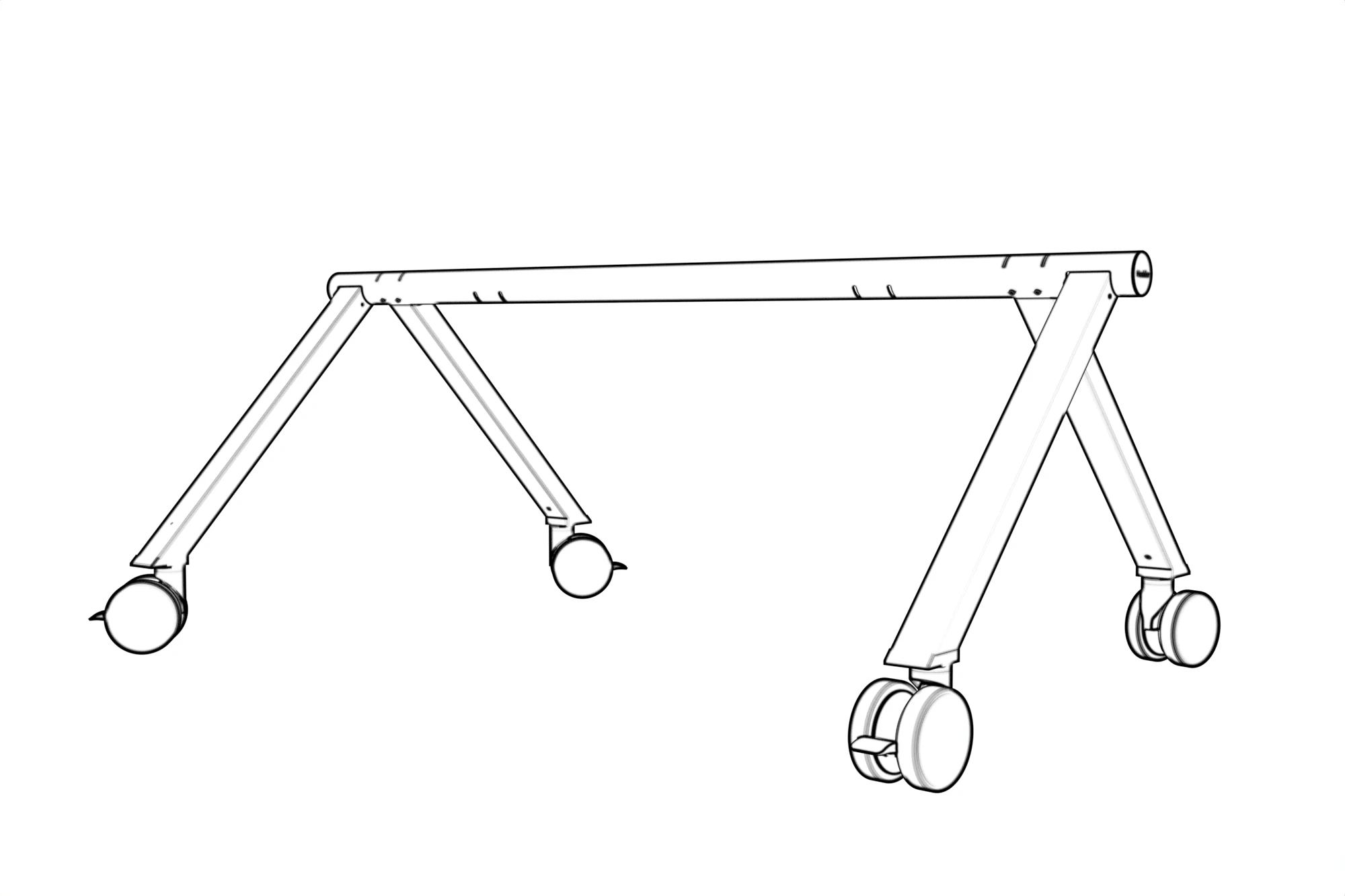 Completed four-leg base.