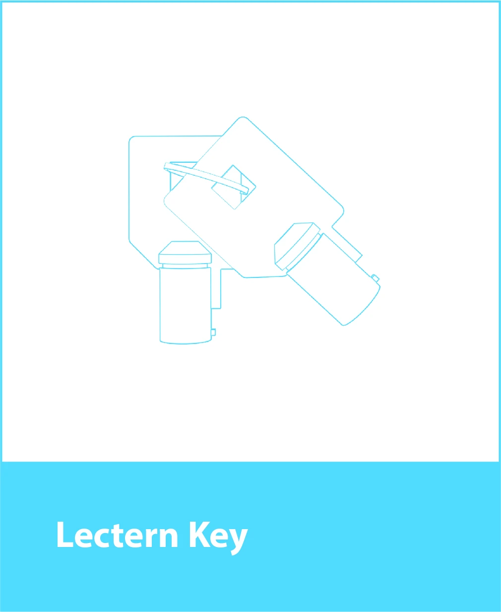 Lectern keys shown together.