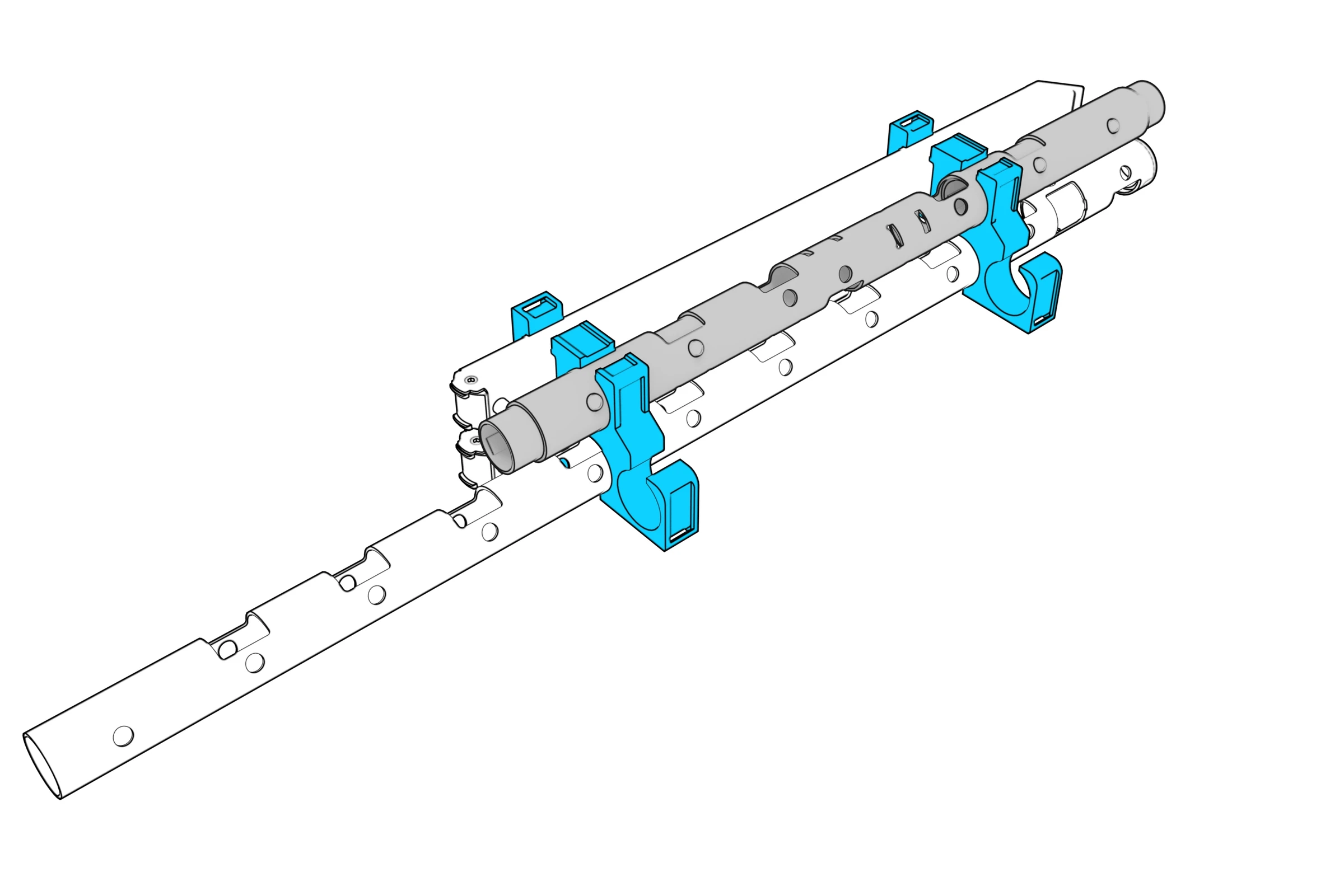 Center beam placed in the second storage bundle.