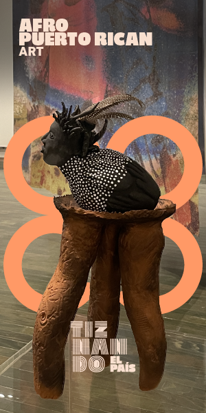 Afro Puerto Rican Art Half Page