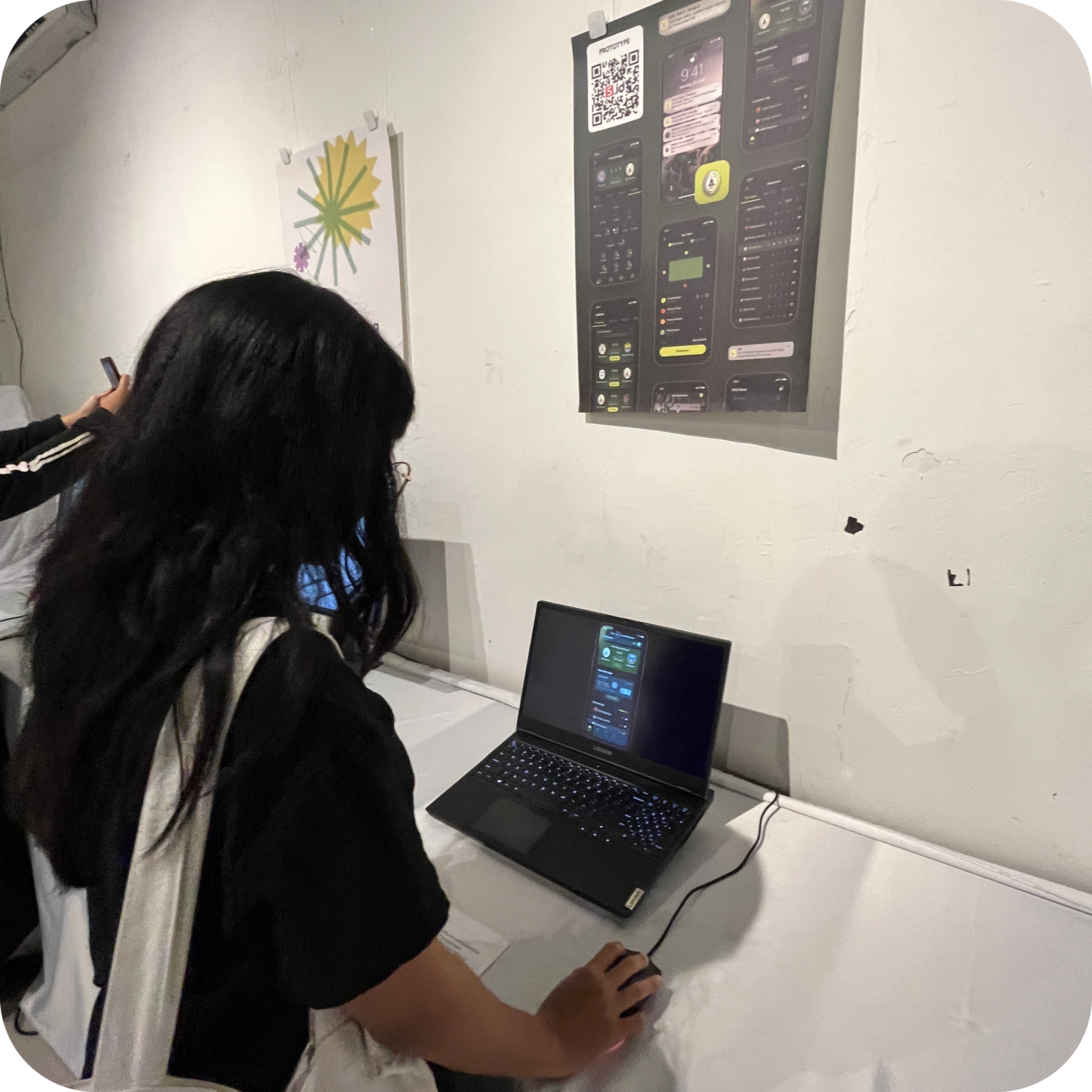pss app design project in exhibition