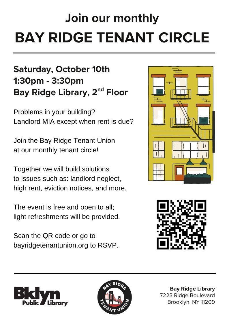 Promotional flyer for Tenant Circle (2026-10-10)