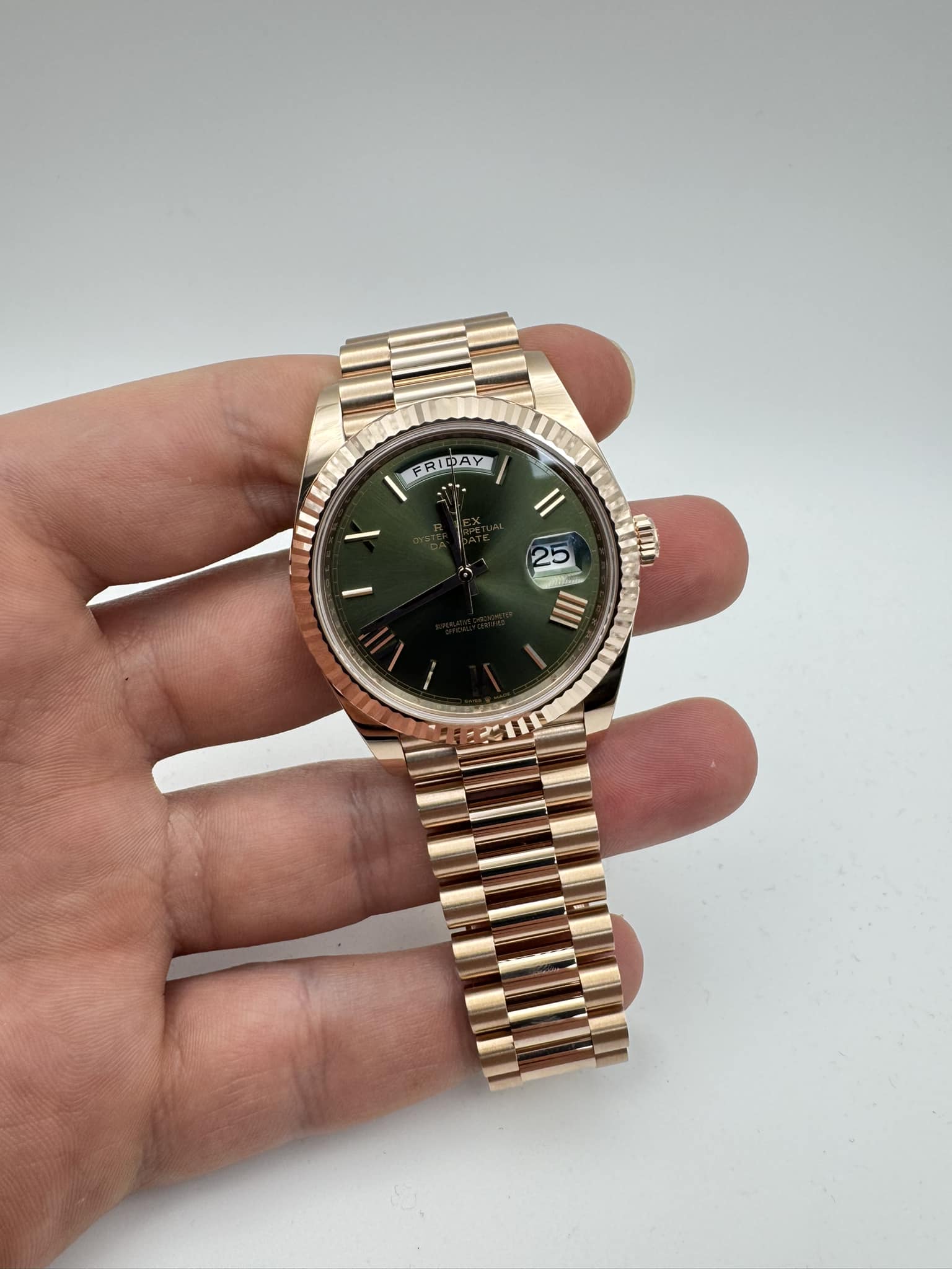 Watch delivered to Caff