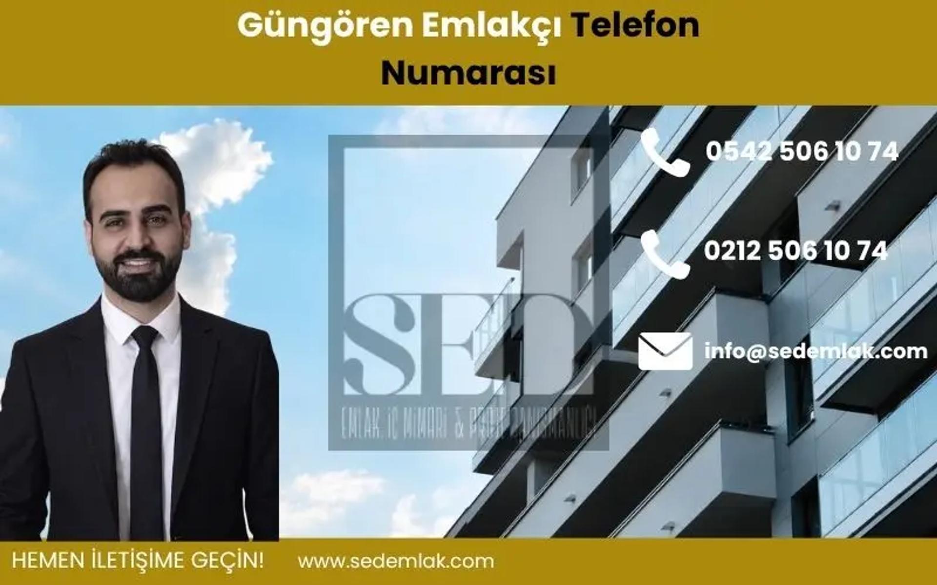 Güngören Emlakçı Telefon Numarası - SED Emlak- SED Emlak