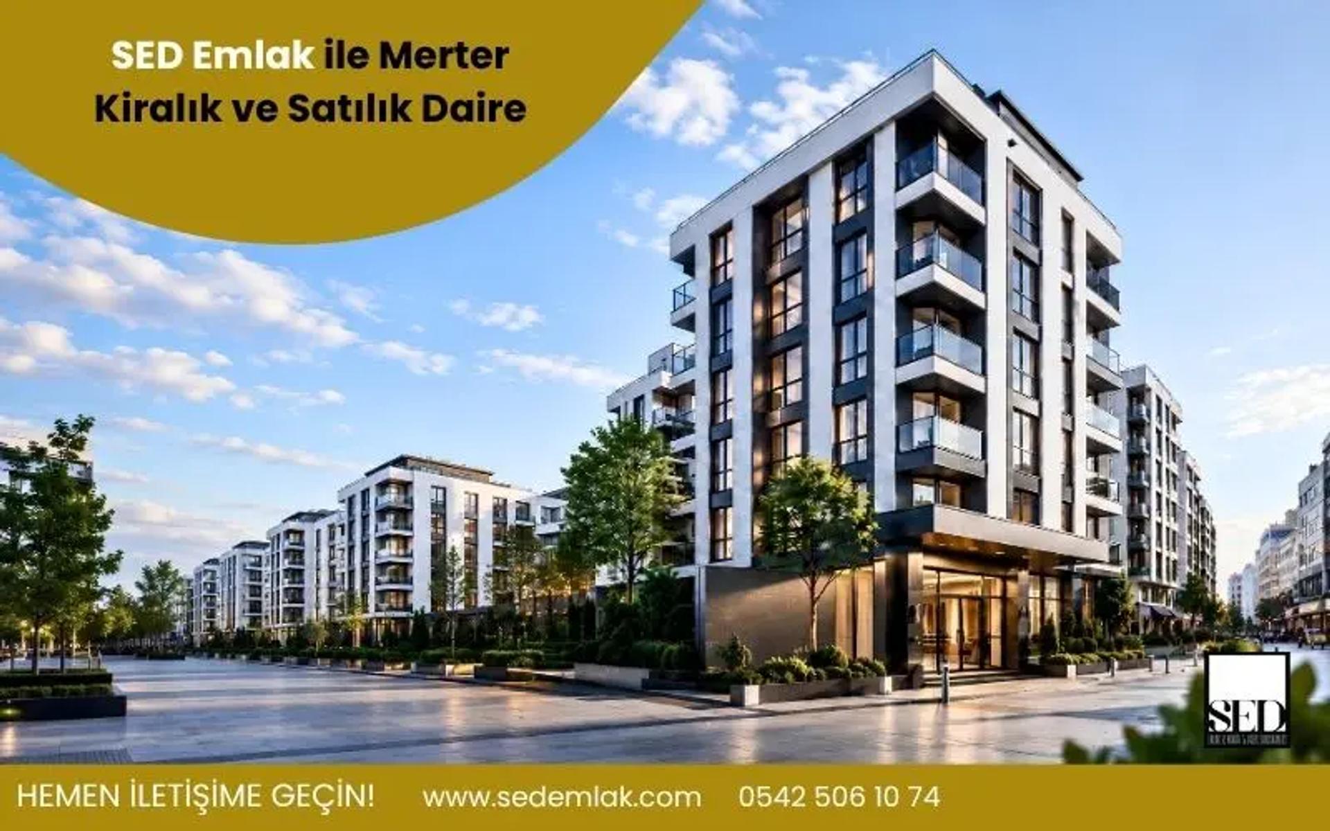SED Emlak ile Merter Kiralık ve Satılık Daire