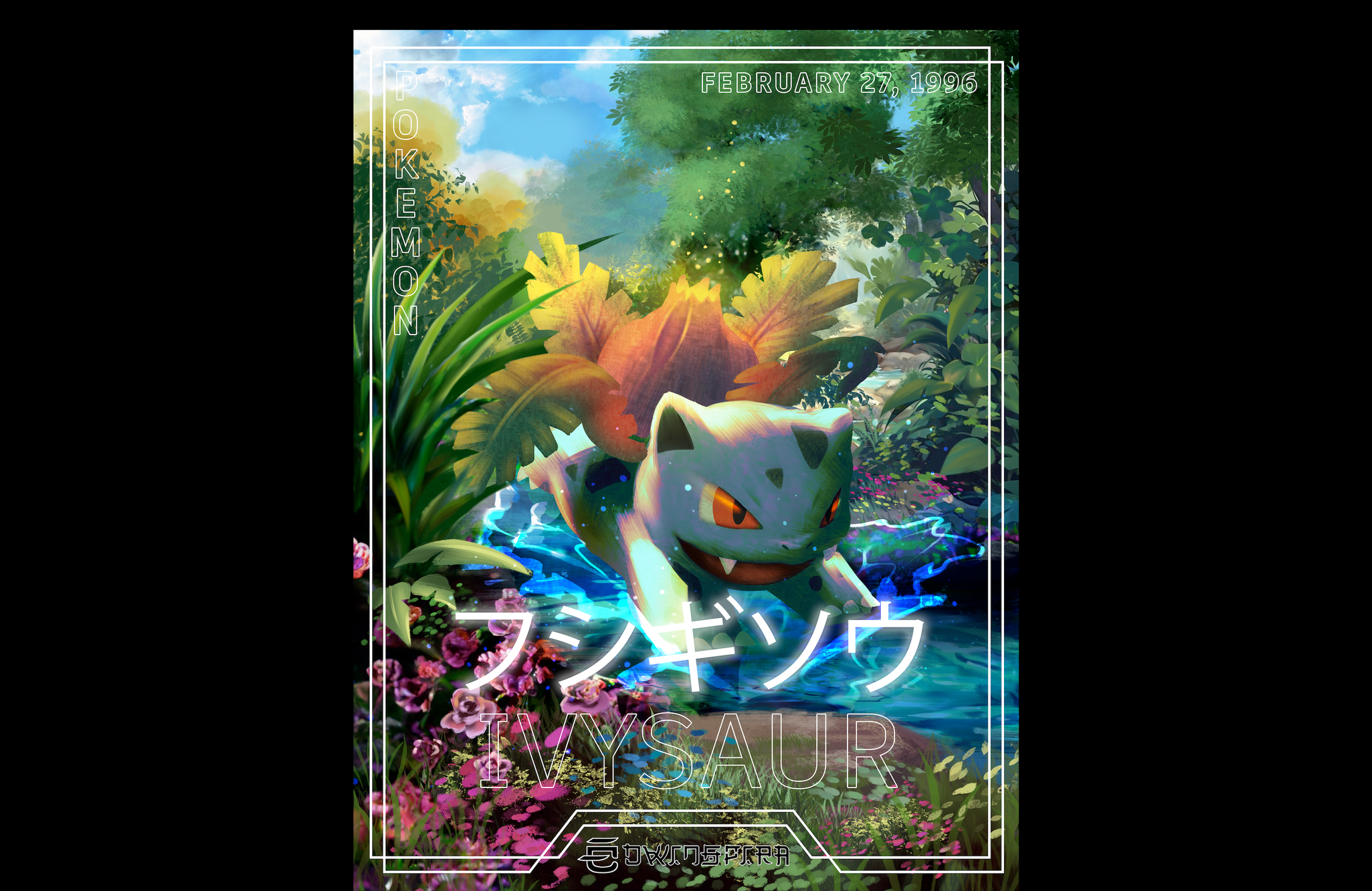 illustration of Ivysaur from pokemon