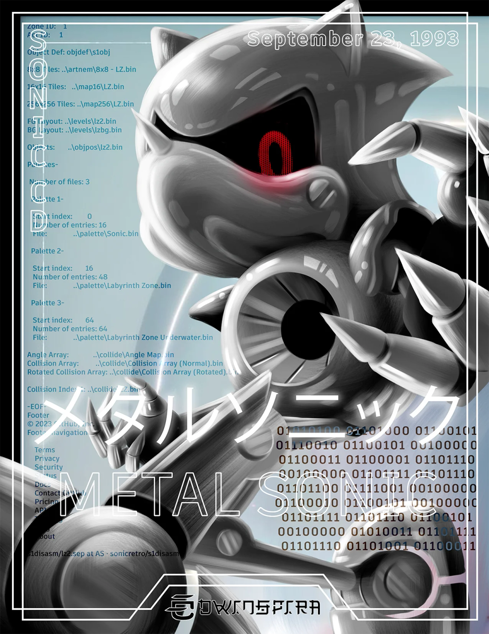 Illustration of Metal Sonic