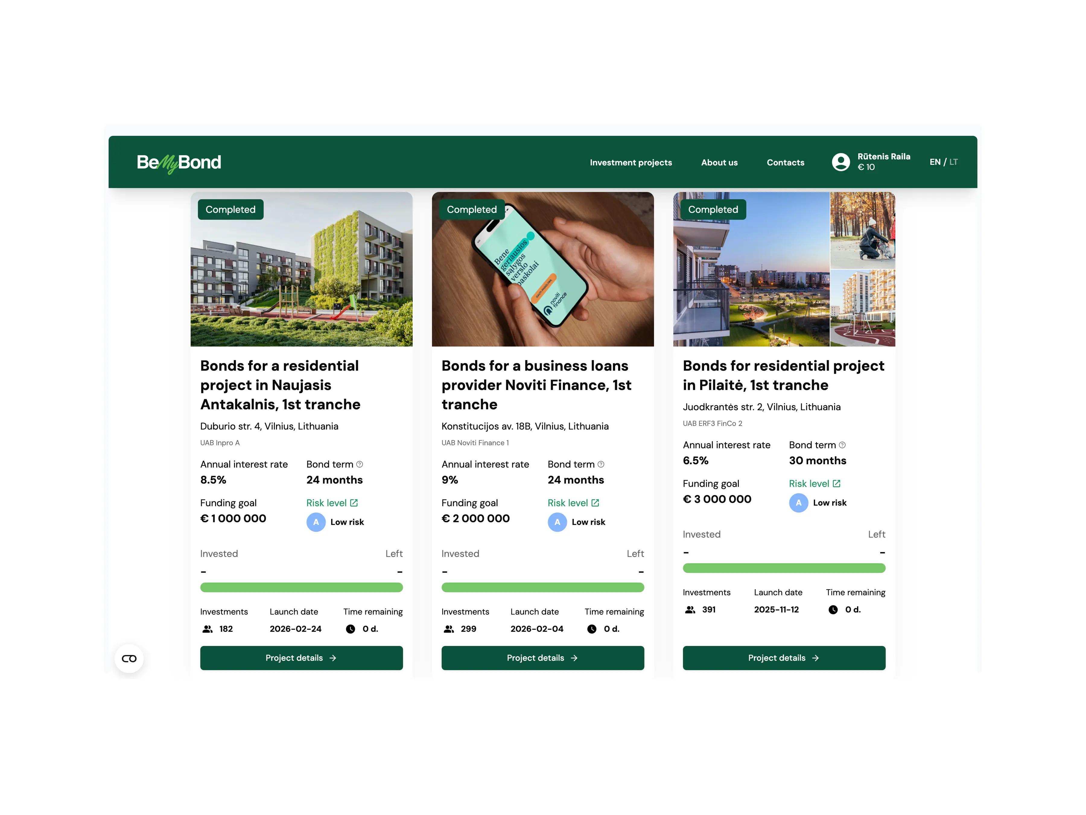 BeMyBond screenshot 2