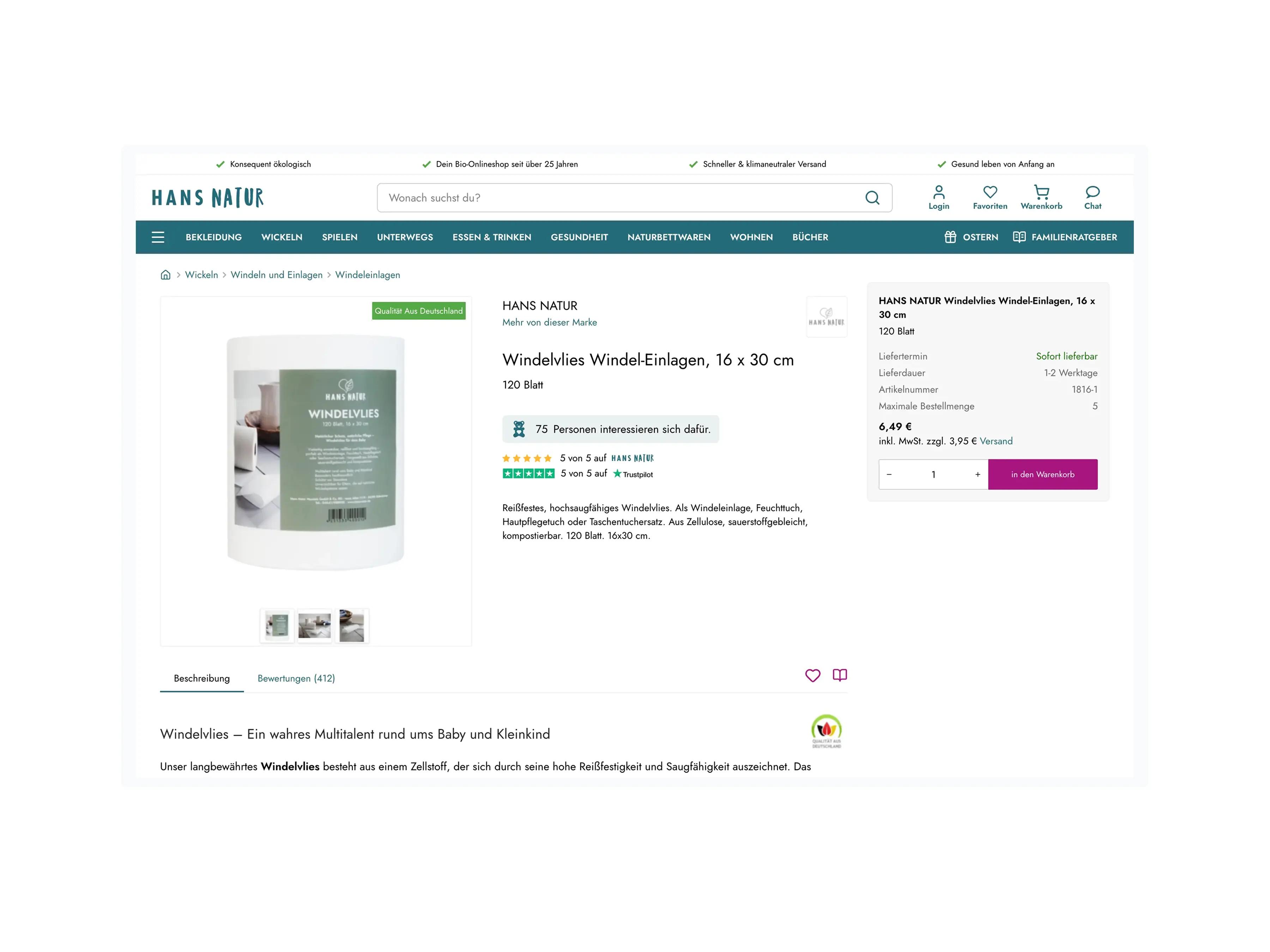 Hans Natur screenshot 2