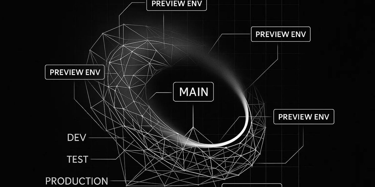 Preview environment abstract illustration
